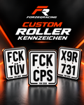 Custom Roller Kennzeichen
