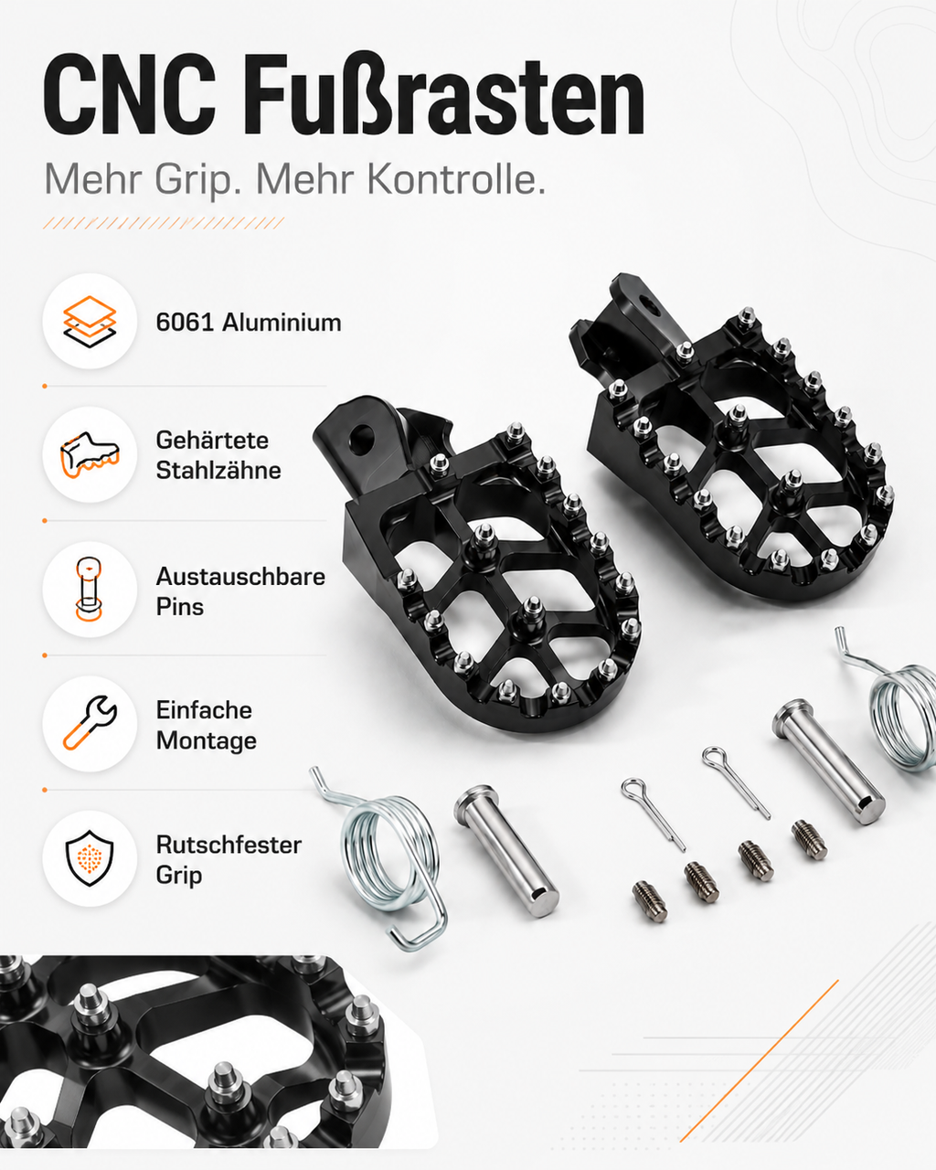 Fußrasten Surron / Talaria / CRF