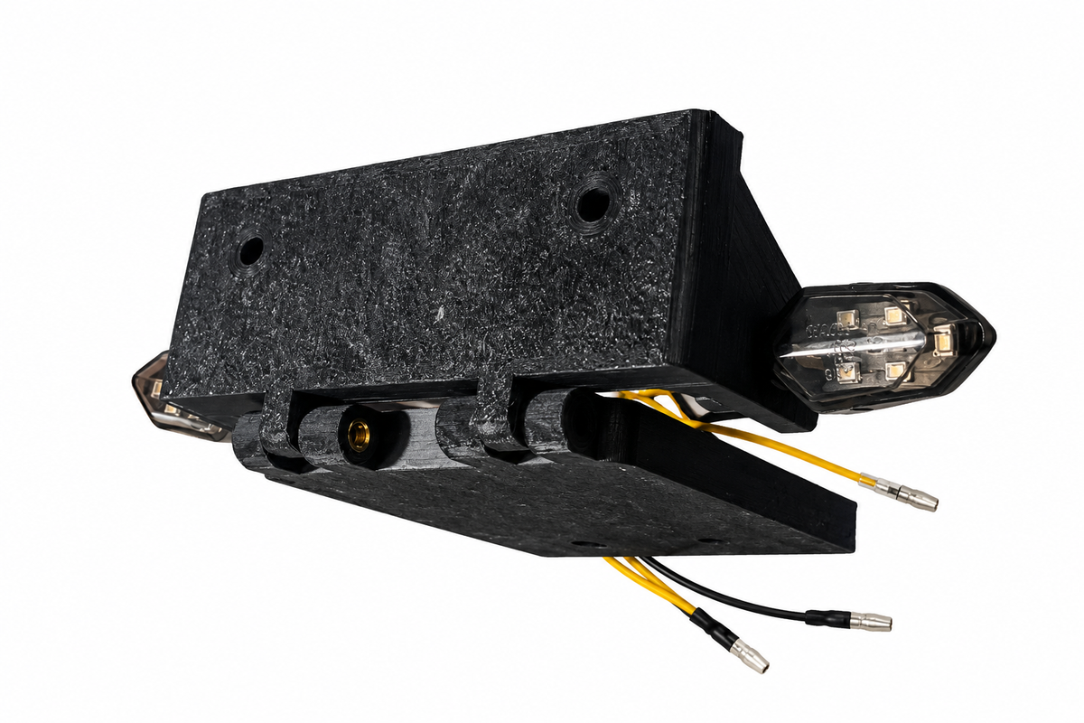 Klappbarer Kennzeichenhalter Universal (Aerox) V1