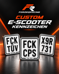 Custom Kennzeichen Escooter